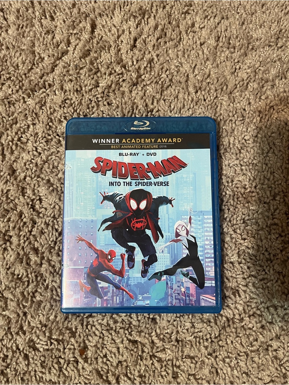 Sony Spider-Man: Into the Spider-Verse Blu-ray Case - Blue